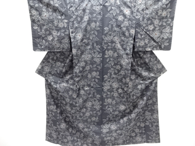 Japanese Kimono / Tsumugi Omeshi Silk